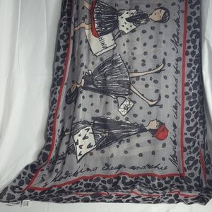 Moschino CC 100% Silk Scarf